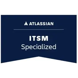 Atlassian ITSM with Jira Service Management Foundations credential badge