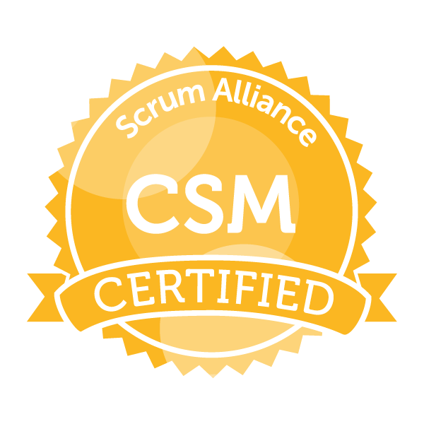 Certified ScrumMaster credential badge